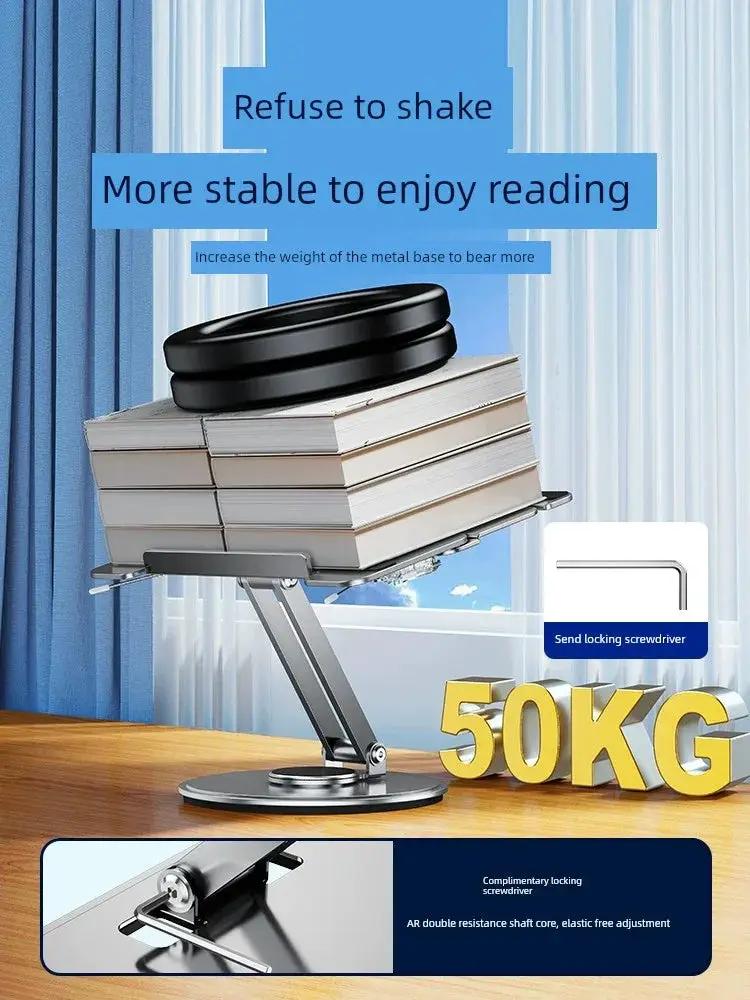 Notebook Riser Bracket 360 Degree Rotation Aluminum