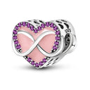 Mula Pink Sterling Silver Charms