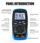 HOLDPEAK Electric Tester Voltmeter Ammeter Professional Digital