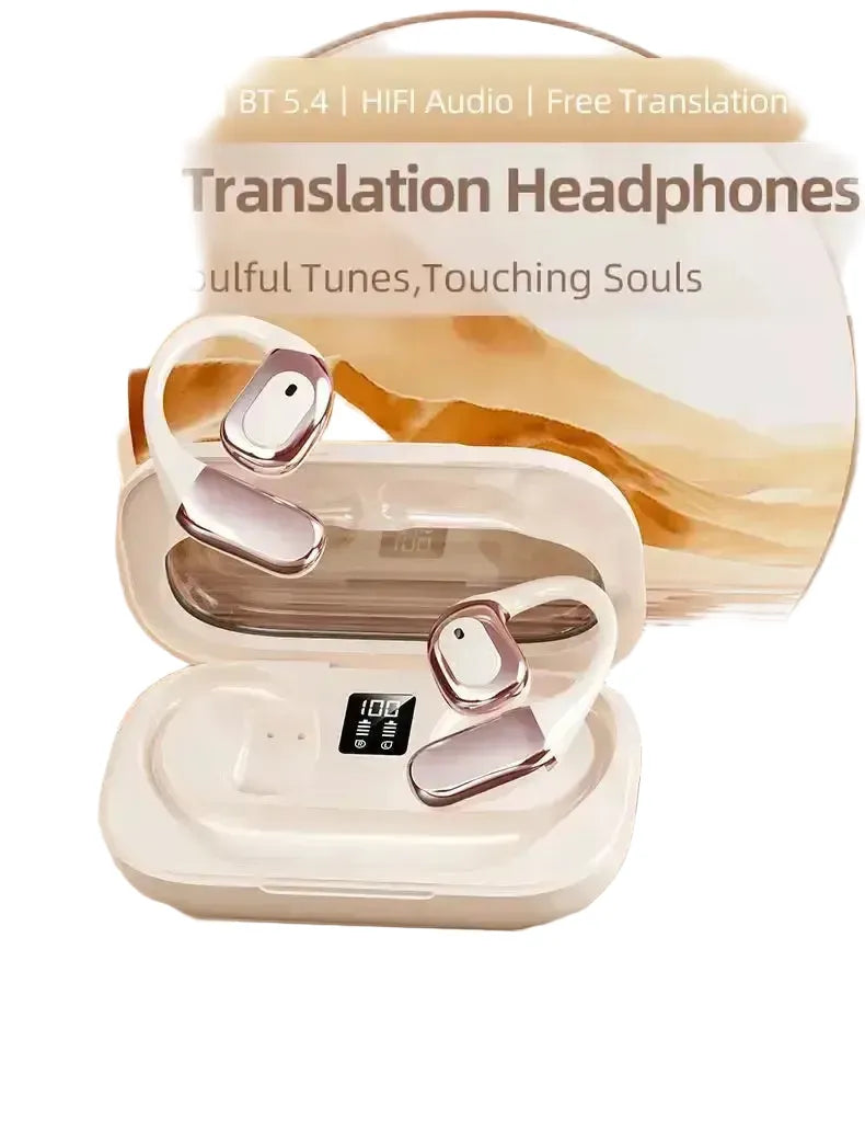 Smart Earbuds Translator Device Online 142 Languages AI