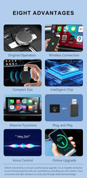 Wireless CarPlay 2 In 1 Box Plug And Play Easy Connect