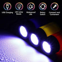 Stonego Mini USB Rechargeable LED Keychain Flashlight Waterproof & Bright