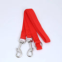 Double Twin Dog Leash Coupler for Walking Two Dogs Nylon Lead