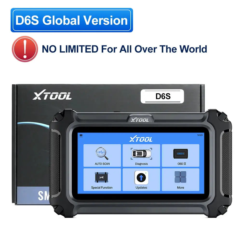 XTOOL D6S Car Diagnostic Tools OBD2 Full System Diagnostic Scanner 30+ Reset Services FCA Autoauth CAN FD Lifetime Free Update