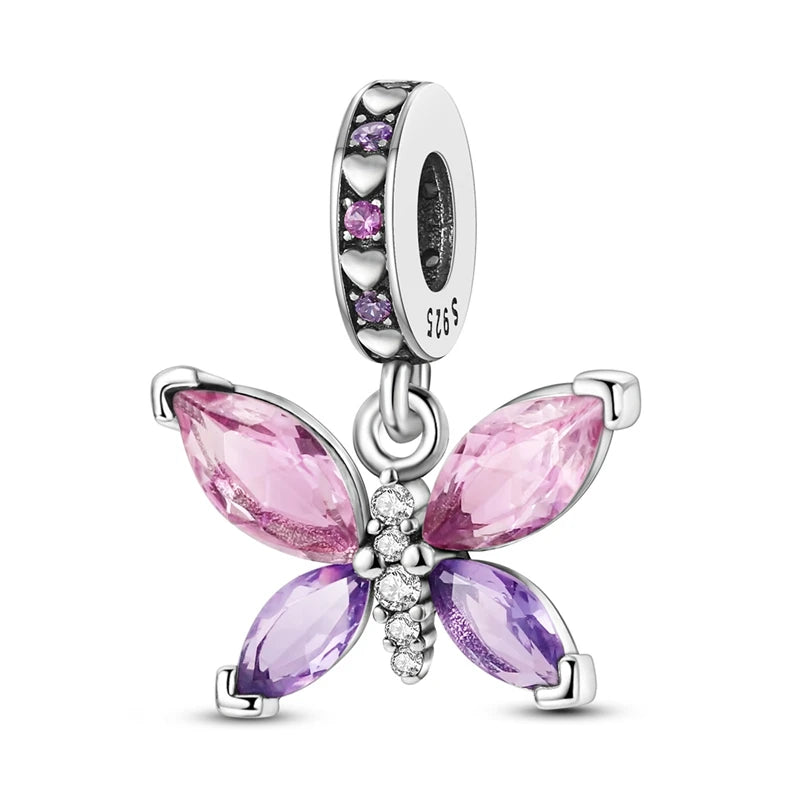 Mula Pink Sterling Silver Charms
