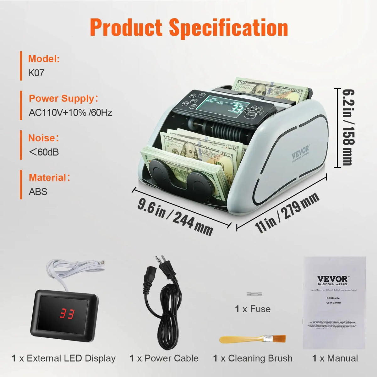 Professional Cash Counting Device — product image 6