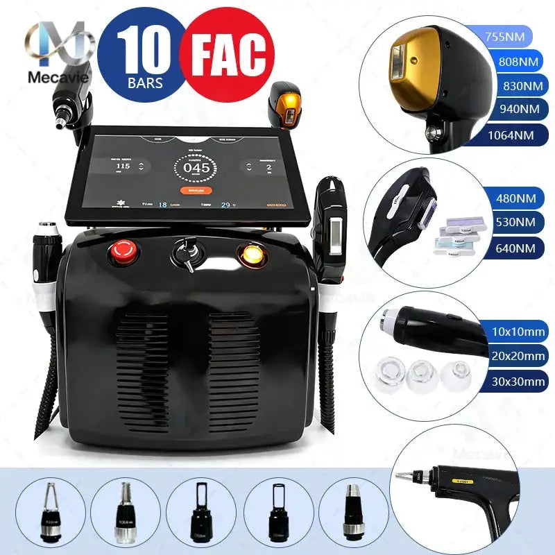 New Upgrade Pico Tattoo Removal Diode Laser Hair Removal 6000W Safety All Skin Types Unisex RF IPL Multifunctional Beauty Tools