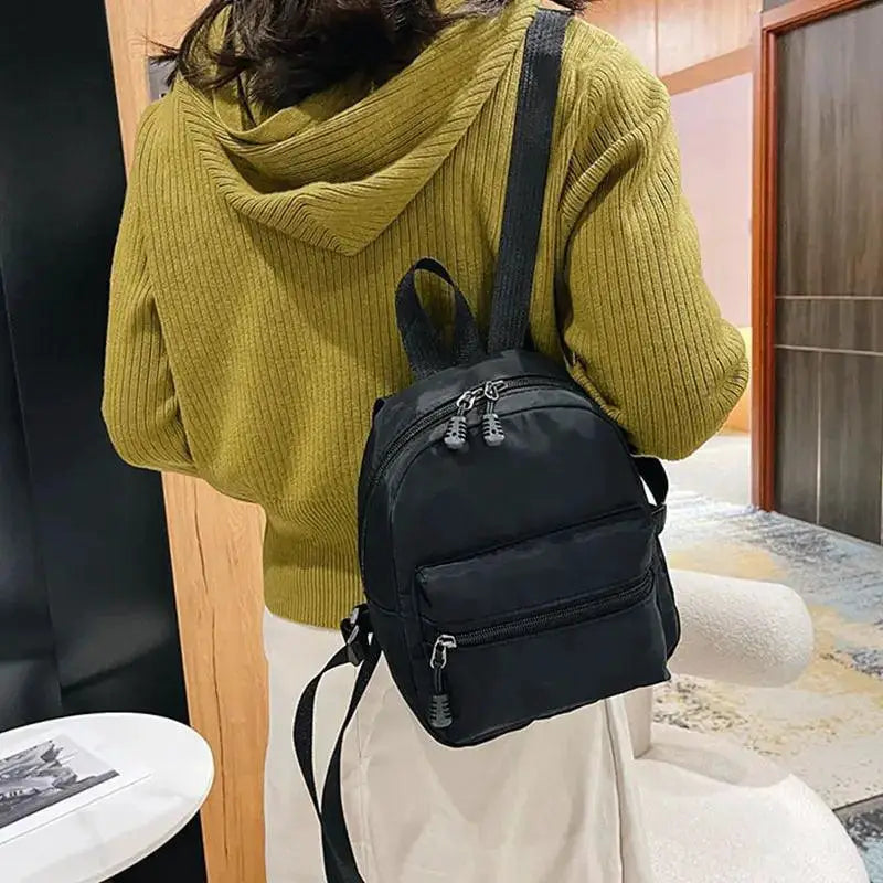 Mini Nylon Womens Backpacks Trend Small Rucksack Bag