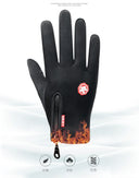 Men's Cycling Gloves Winter Touchscreen Warm Waterproof Non-Slip