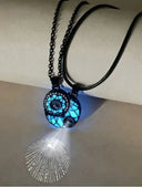 Luminous I Love You Pendant - Glow In Dark Steel