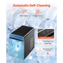 SucceBuy Nugget Ice Maker Pebble Ice Maker with Self Cleaning