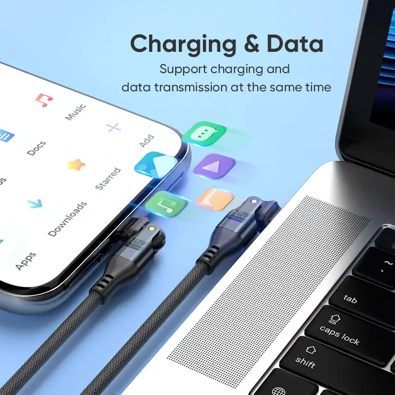 Fast Charge Usb C Braided Cable — product view 5
