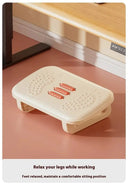 Office Pain Relief Footrest For Desk Use