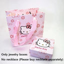 Hello Kitty Zircon Pendant Sparkling Elegance Jewelry