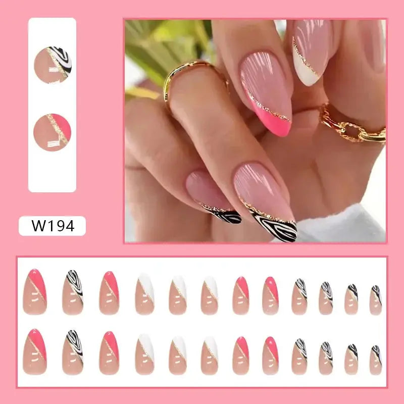 Reusable Floral Nail Tips for DIY Nails — product view 16