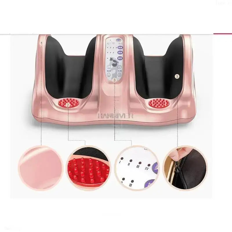 220V full-automatic foot massage machine foot massager household kneading acupoint heating foot massager multi-functional health