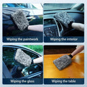 Car Wash Microfiber Gloves And Brushes Kit For Wheels