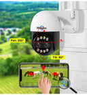 4K PTZ WiFi IP Camera for Home Security