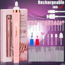 Electric Nail Drill - Fast 4Speed Portable File.