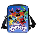 3 Pcs Set Smiling Anime Critters School Bags for Kids