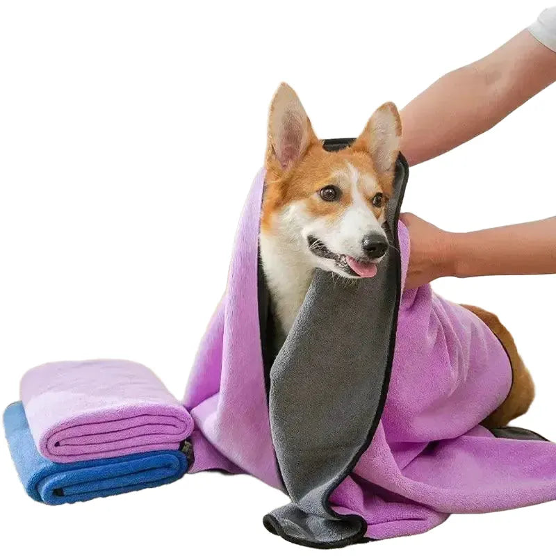 Quick Dry Pet Bathrobe Towel for Pets — product view 1