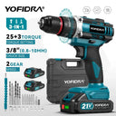 Yofidra Cordless Drill - High Torque Precision