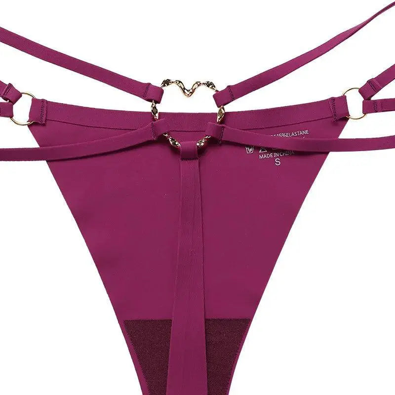 Iron Ring G String Lingerie Seductive Hollow Out Quality