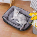 Soft Square Plush Pet Bed for Ultimate Comfort for Pets