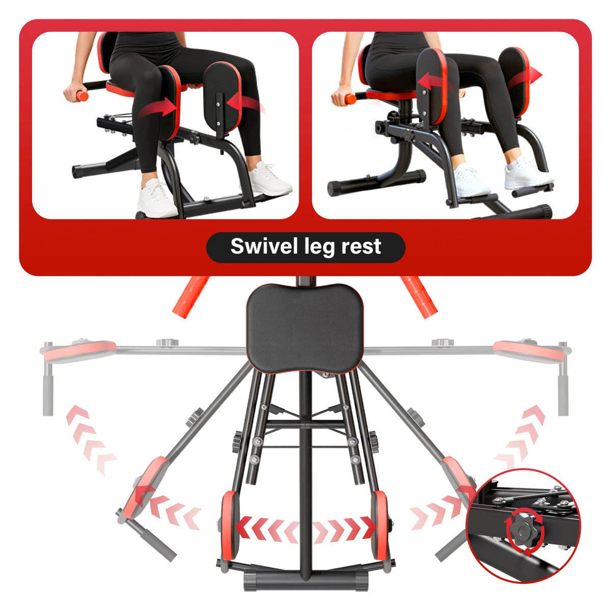 Home Hip Thigh Exercise Equipment Trainer Leg Abduction Machine — product view 5