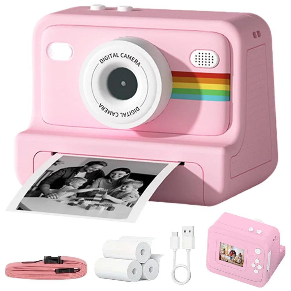 Portable instant digital camera prints