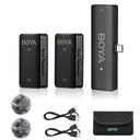 Boya Bywmics5 Wireless Lavalier Microphone Kit For Iphone Android Youtube Vlogging