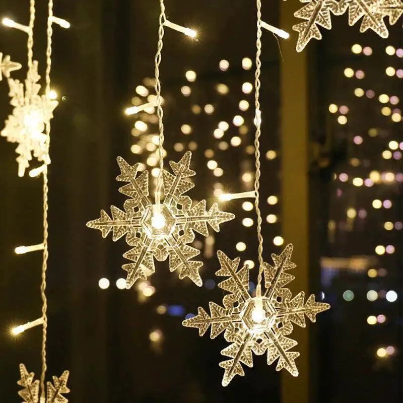 Enchanting LED Snowflake Lights for Magical Christmas Decor