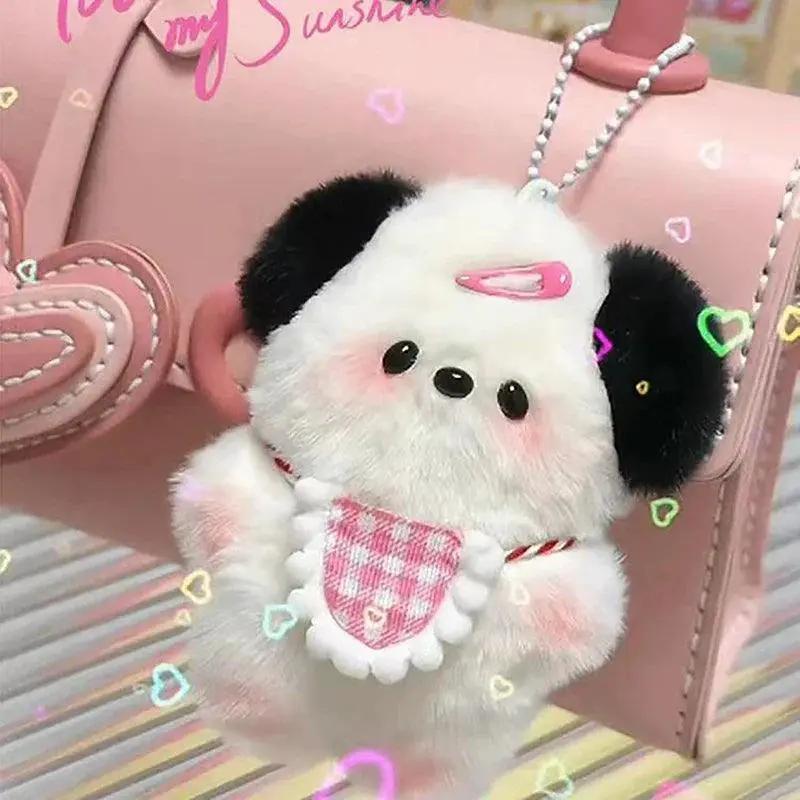 Adorable Plush Puppy Doll Keychain Bag Pendant Charm Gift