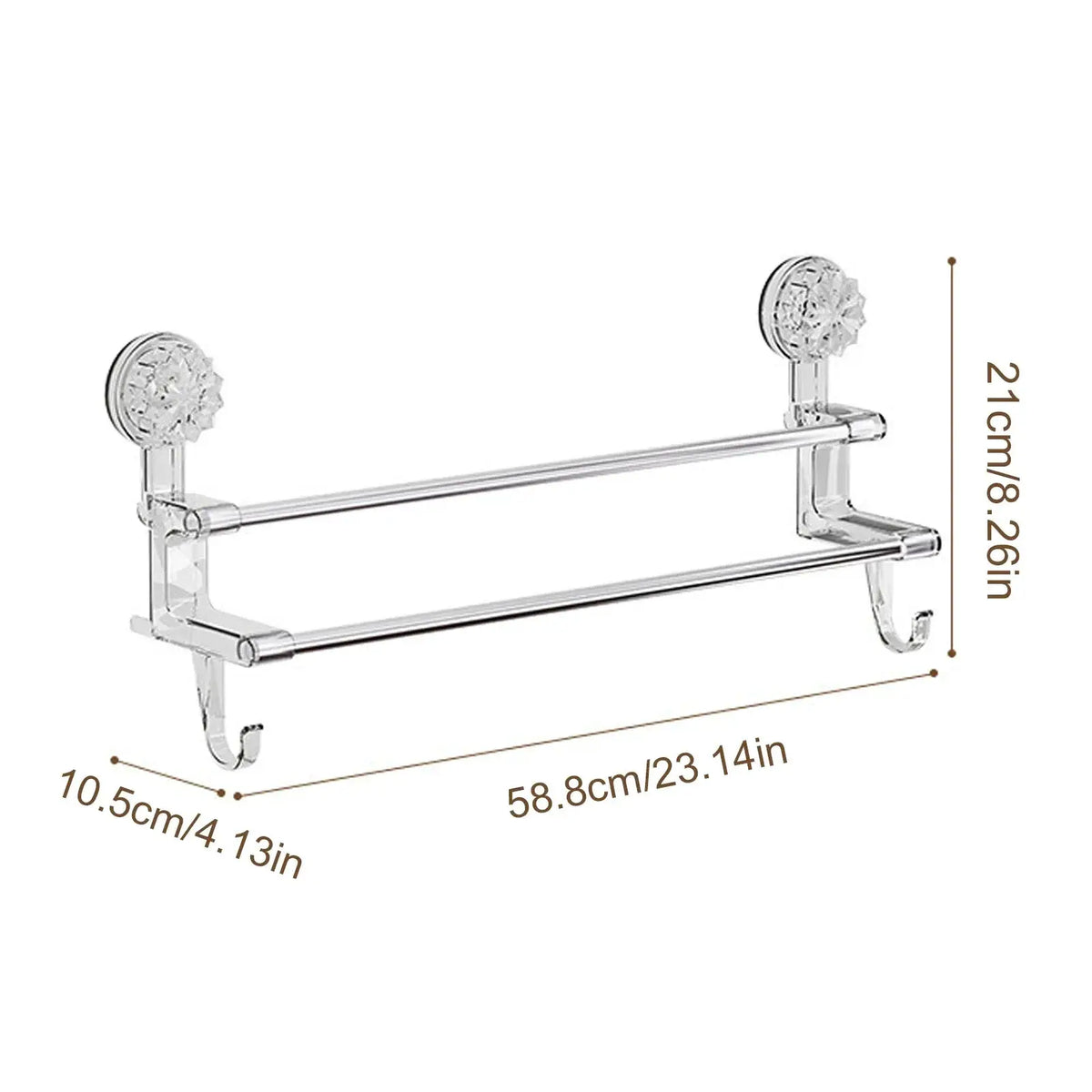 No-Drill Suction Cup Shelf for Kitchen — product view 13