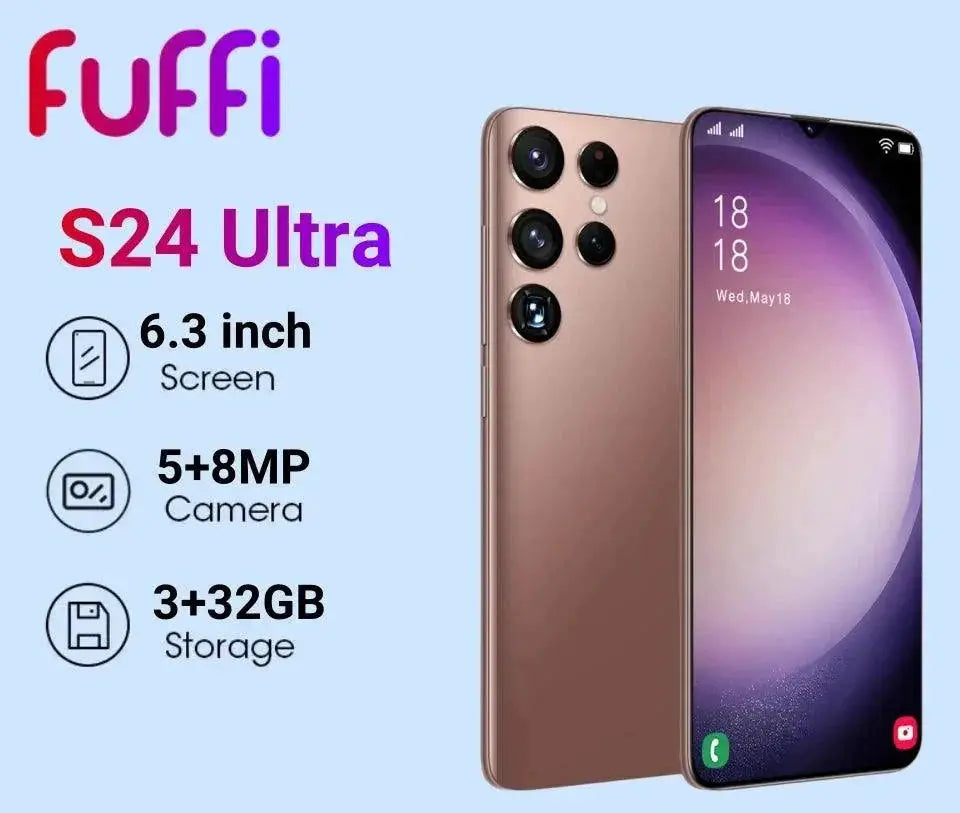 FUFFI S24 Ultra Android Smartphone 6.3 Inch Display