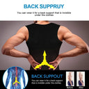 Men's Neoprene Sauna Vest - Slimming Waist Trainer Body Shaper
