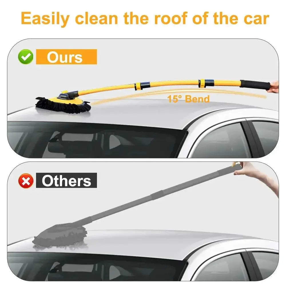 Telescopic Car Cleaning Brush Chenille Broom Kit Extendable