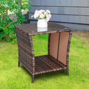 Glass Outdoor Table