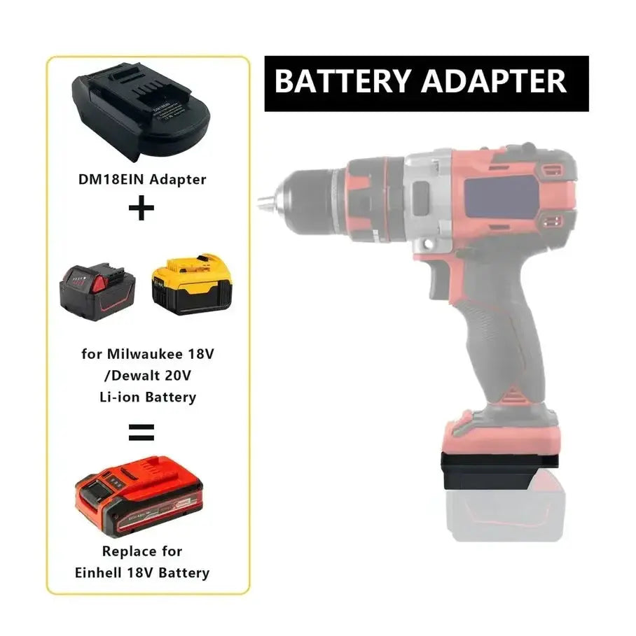 Einhell Battery Adapter for 18V and 20V Power Tools