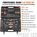 Piece Metric Sae Tap Die Set