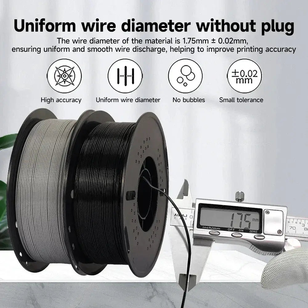 Kingroon Newest HS PETG Filament 1.75mm 5Kg For 3D Printing