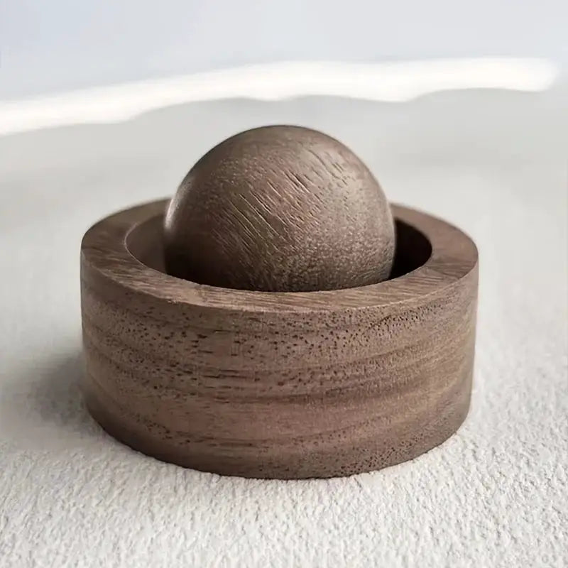 Car & Home Essential Oil Diffuser - Made of Wood Mini Cute Natural Fragrance Diffuser Suitable for Bedroom Living Room Bathroom