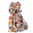 Lapel Button Slim Shirt Dress