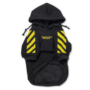 Pet Dog Clothes for French Bulldog Adidog Stripe Hoodie