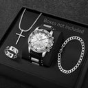 Arabic Dial Men Business Quartz Watch