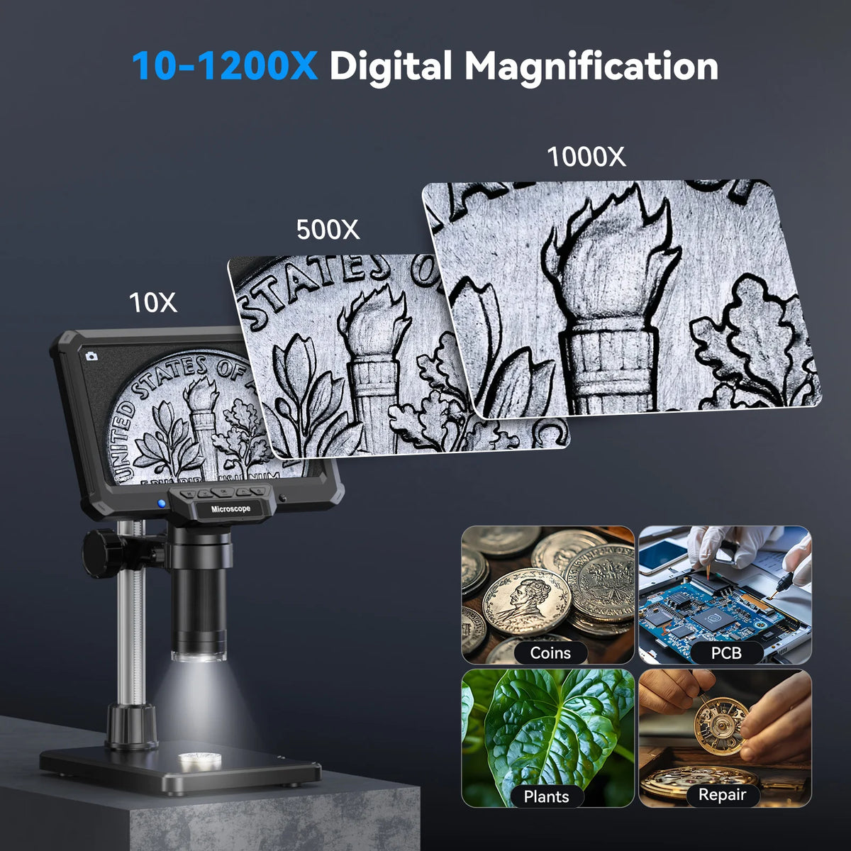 Digital Microscope for Detailed Viewing