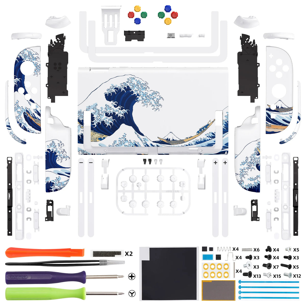 eXtremeRate DIY Replacement Shell Buttons