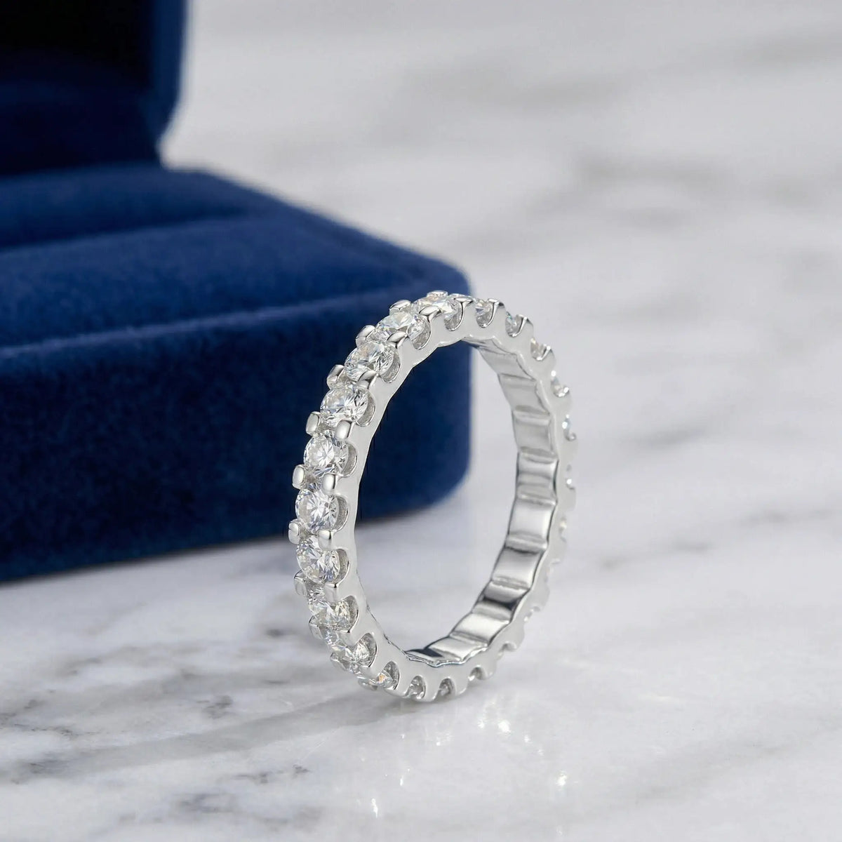 Luxury Moissanite Sterling Silver Ring Style FAAHH — product image 1