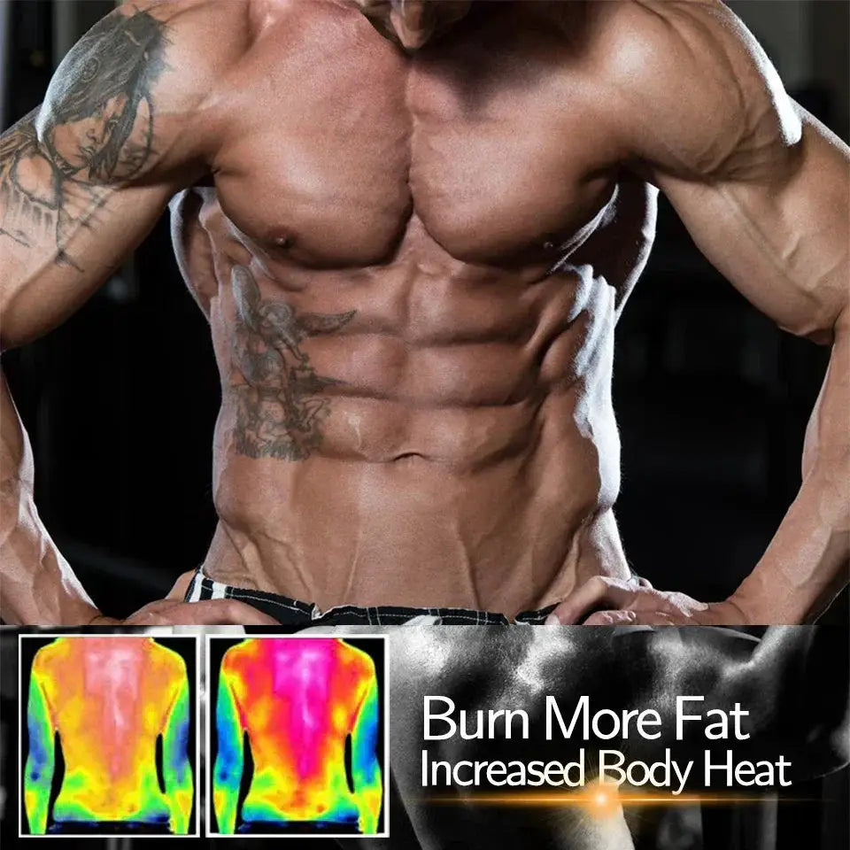 Mens Slimming Sauna Vest Body Shaper Waist Trainer For Men