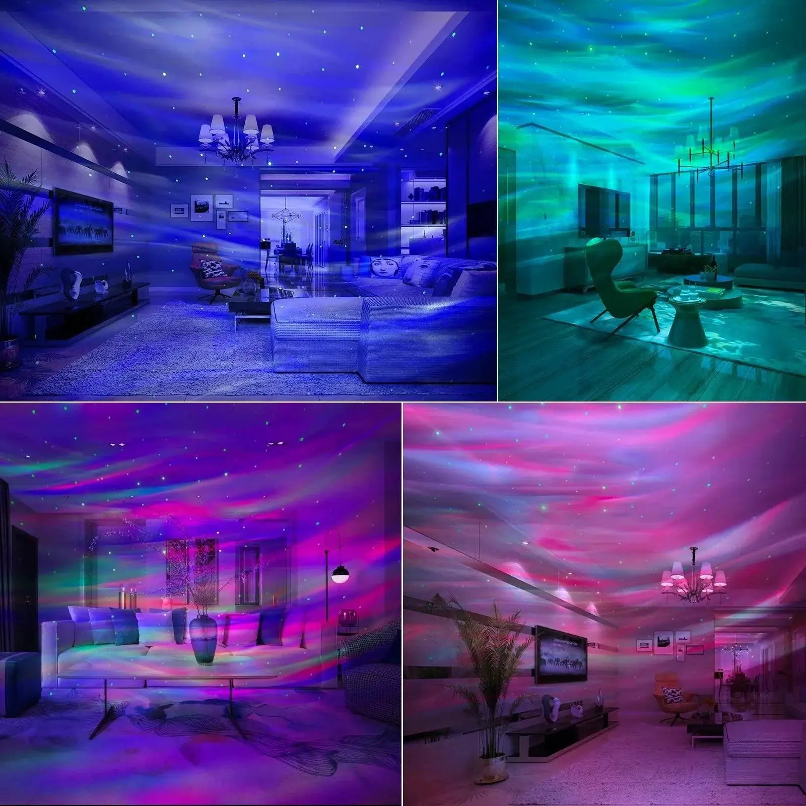 Galaxy Star Projector Night Light 14 Color Options Remote